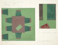 Andrea Zittel STUDY FOR CARPET , FURNITURE Gouache - Sold for $2,304 on 11-15-2025 (Lot 206).jpg